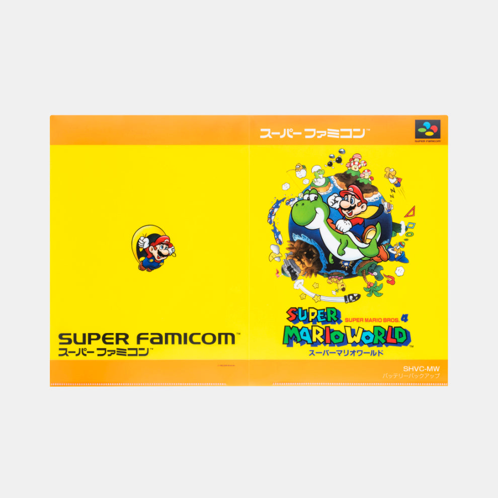 Nintendo Super Mario World Double Pocket Clear File NSJ_8_A5ABG
