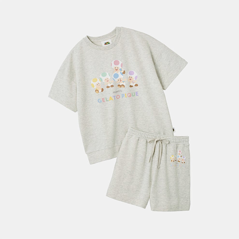 Nintendo Super Mario Toad Yoshi Pullover Shorts NSJ_8_BHAMR