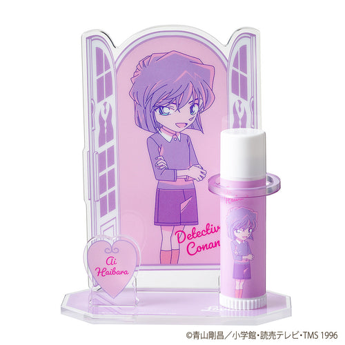 Detective Conan Lip Cream & Lip Stand Set (Citrus Mint Flavor) - Ai Haibara