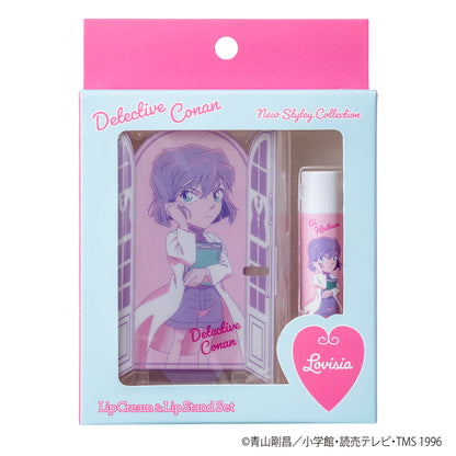 Lovisia Detective Conan Lip Balm & Lip Stand Set 02 Ai Haibara