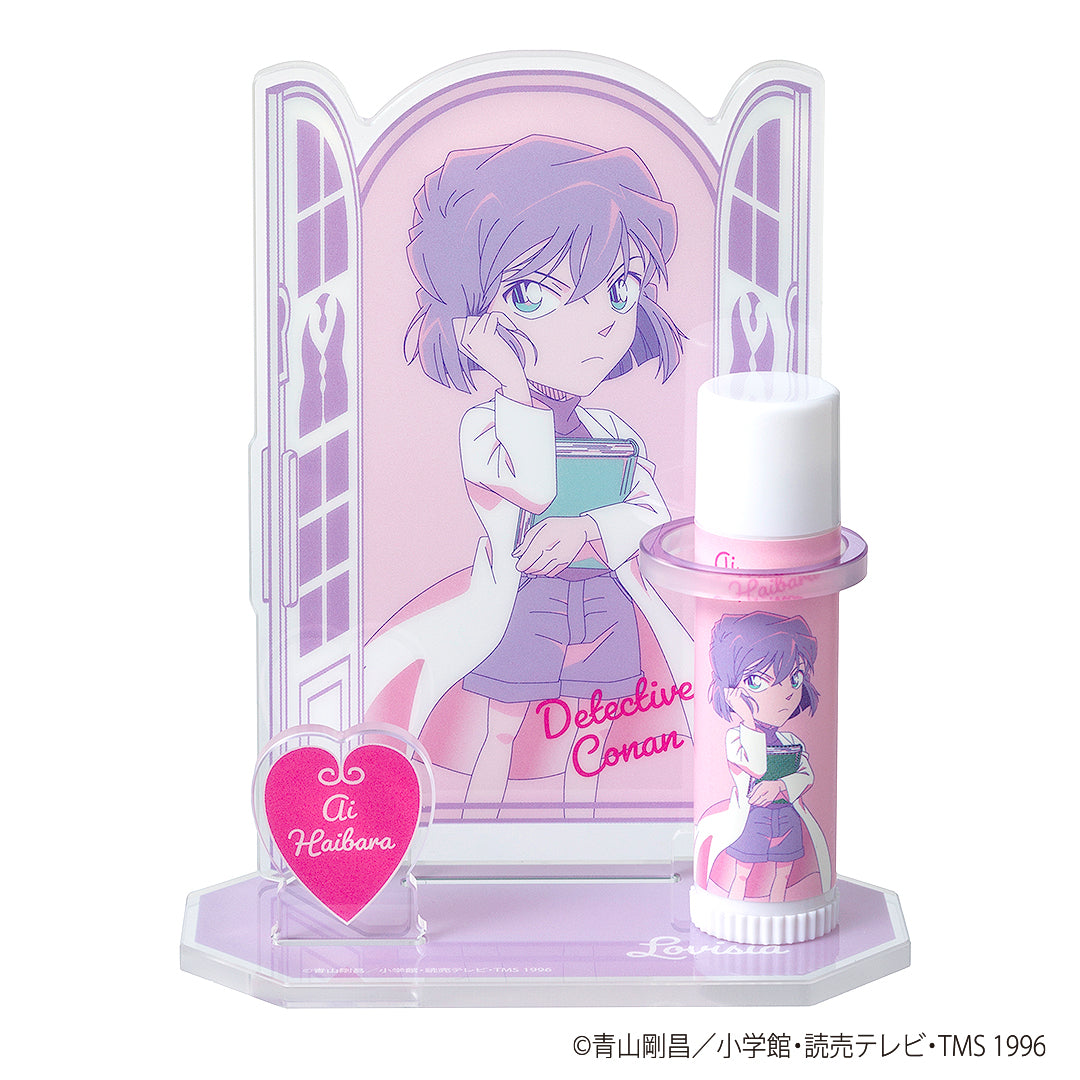 Lovisia Detective Conan Lip Balm & Lip Stand Set 02 Ai Haibara