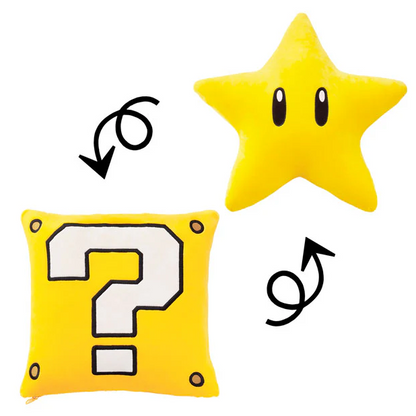Super Nintendo World™ Question mark block/Superstar Reversible cushion - Universal Studios Japan