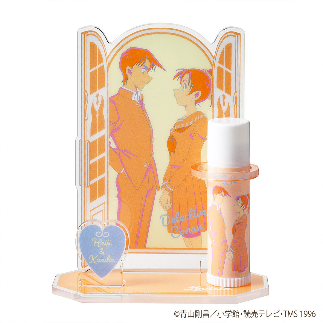 Detective Conan Lip Cream & Lip Stand Set (Citrus Mint Flavor) - Heiji & Kazuha