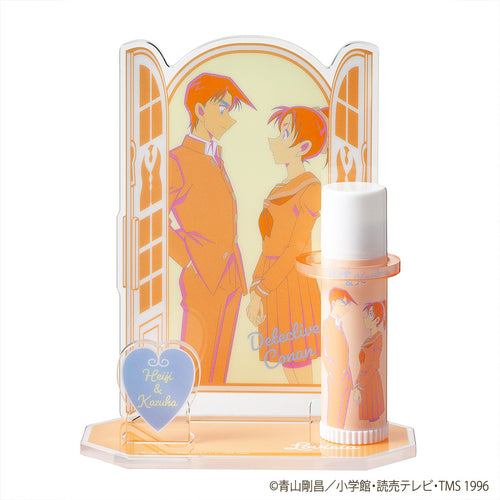 Detective Conan Lip Cream & Lip Stand Set (Citrus Mint Flavor) - Heiji & Kazuha