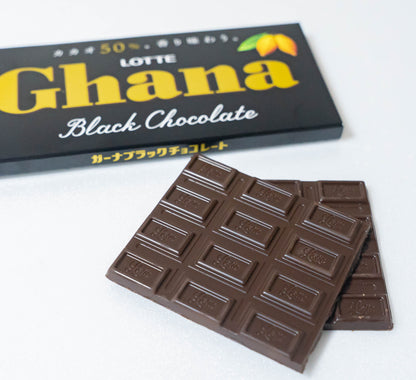 Lotte Ghana Dark Chocolate Bar