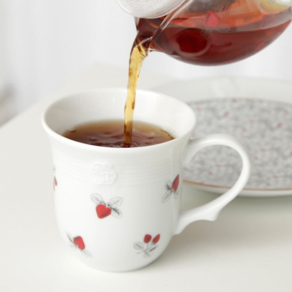 Strawberry Porcelain Mug - Afternoon Tea Limited