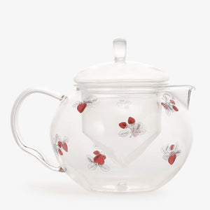 Strawberry Heat Resistant Teapot - Afternoon Tea Limited