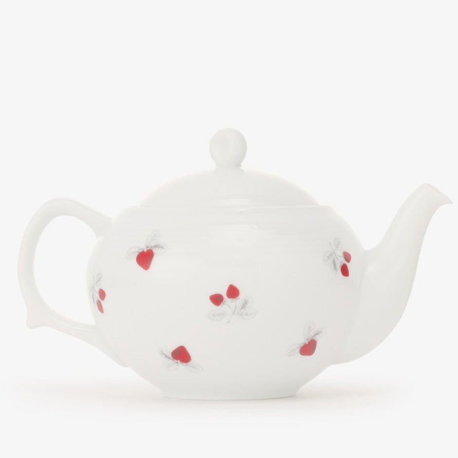 Strawberry Teapot with Tea Strainer - Afternoon Tea Limited