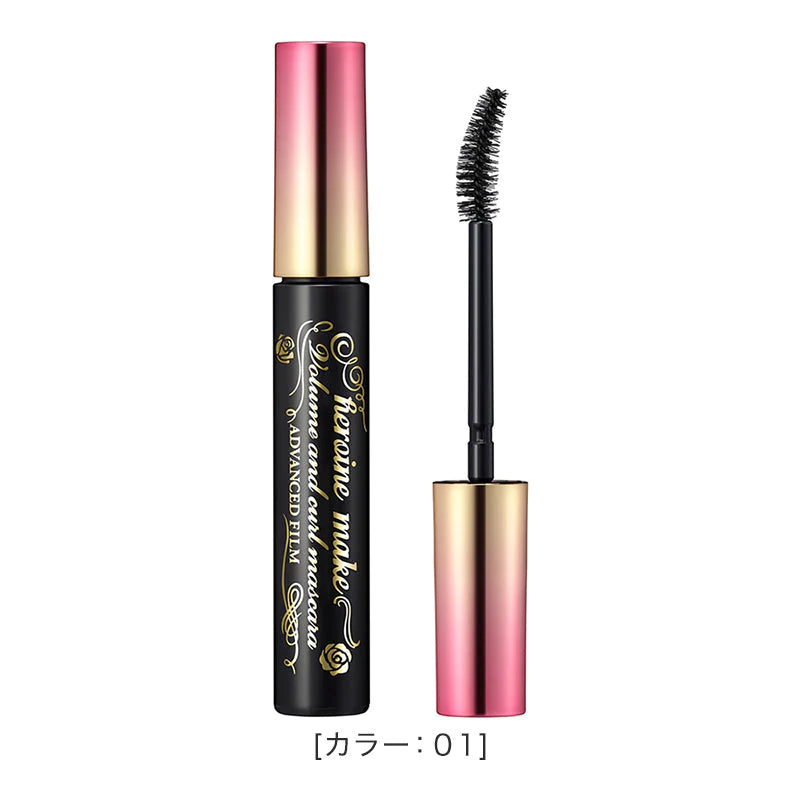 Heroine Make Volume & Curl Mascara Advanced Film - 01 Glossy Black