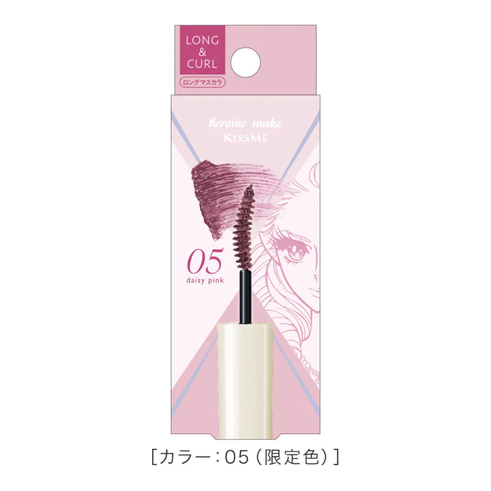 Kiss Me Heroine Make Long & Curl Mascara Advanced Film C [Limited Edition] - 05 Daisy Pink - Yorozuya Store