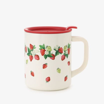 Strawberry Stainless Steel Mug Cup 300ml - Afternoon Tea Limited