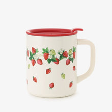 قم بتحميل الصورة في عارض الصور، Strawberry Stainless Steel Mug Cup 300ml - Afternoon Tea Limited