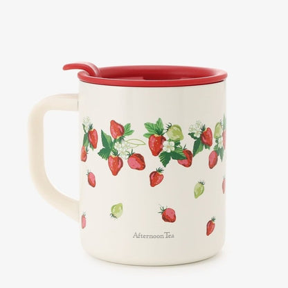 Strawberry Stainless Steel Mug Cup 300ml - Afternoon Tea Limited