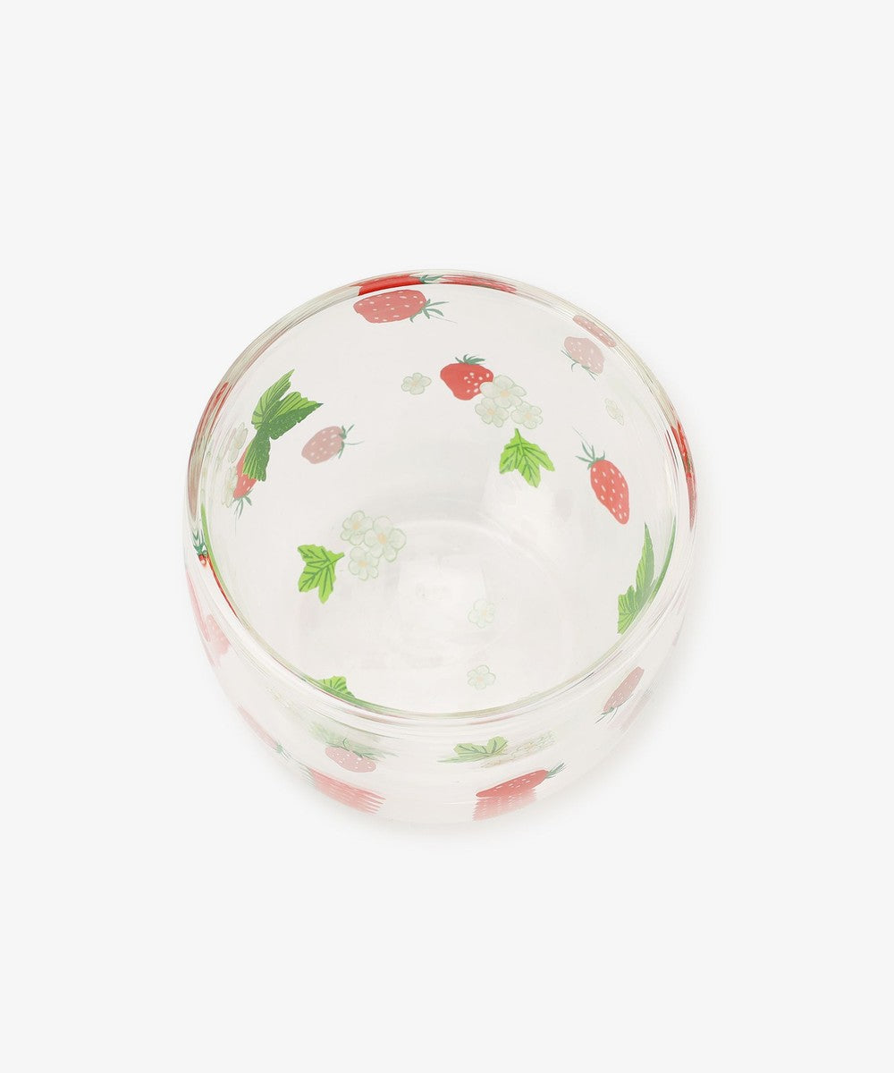 Strawberry Double Wall Glass Cup - Afternoon Tea Limited