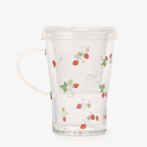 Strawberry Mug with Heat Resistant Filter - Afternoon Tea Limited