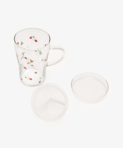 Strawberry Mug with Heat Resistant Filter - Afternoon Tea Limited