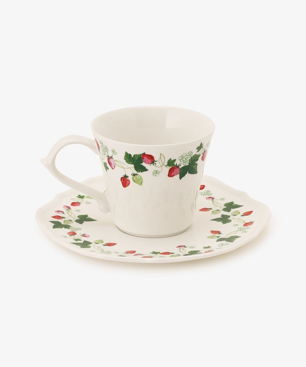 Strawberry Porcelain Cup & Saucer - Afternoon Tea Limited