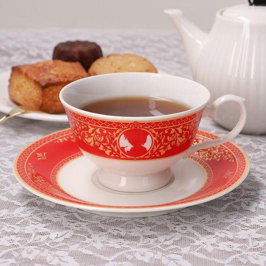 Detective Conan Plaza Antique Tea Cup & Saucer Edogawa Conan