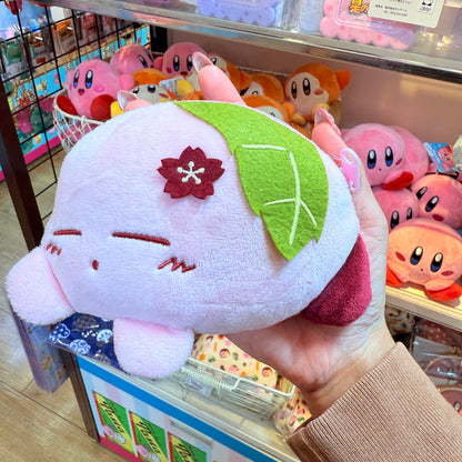 Kirby Mascot Japanese Sweets Sakuramochi Style Mini Pouch