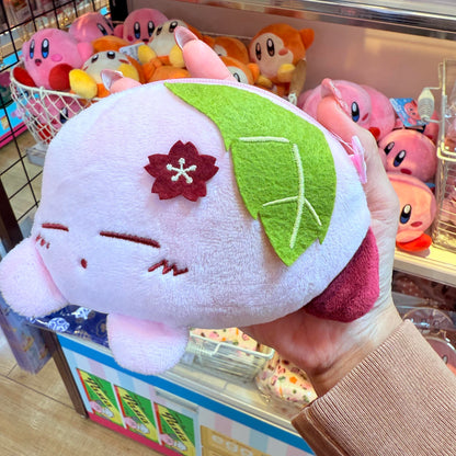 Kirby Mascot Japanese Sweets Sakuramochi Style Mini Pouch