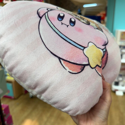 Kirby's Dream Land Kirby Sunny Day Mochimochi Heart Cushion (Design 2)