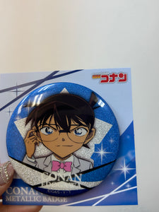 Detective Conan Metallic Can Badge - Conan