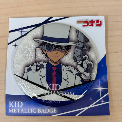 Detective Conan Metallic Can Badge - Kid