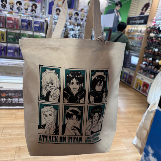 Attack on Titan Tote Bag with keychain - Osaka limited Edition