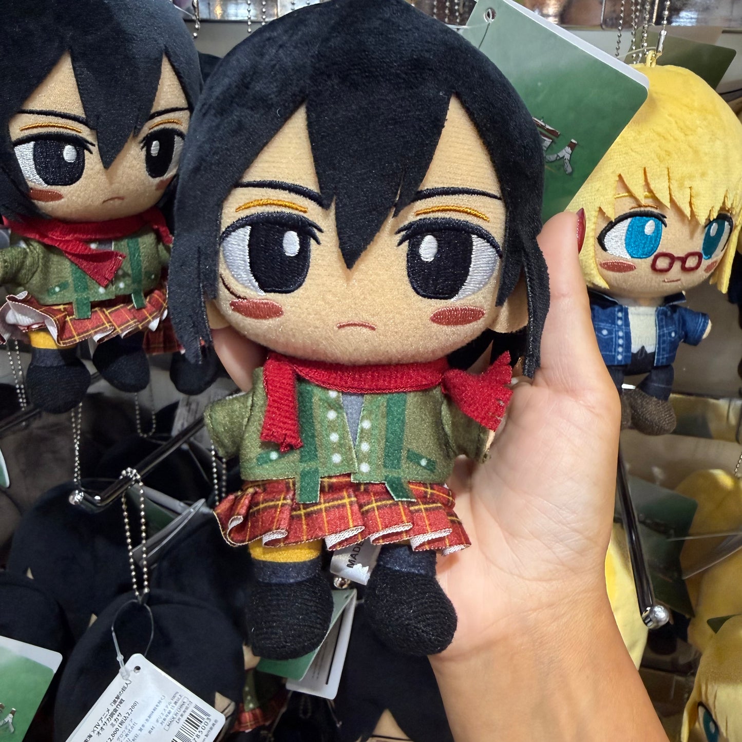 Attack on Titan Plushie Keychain - Osaka limited Edition