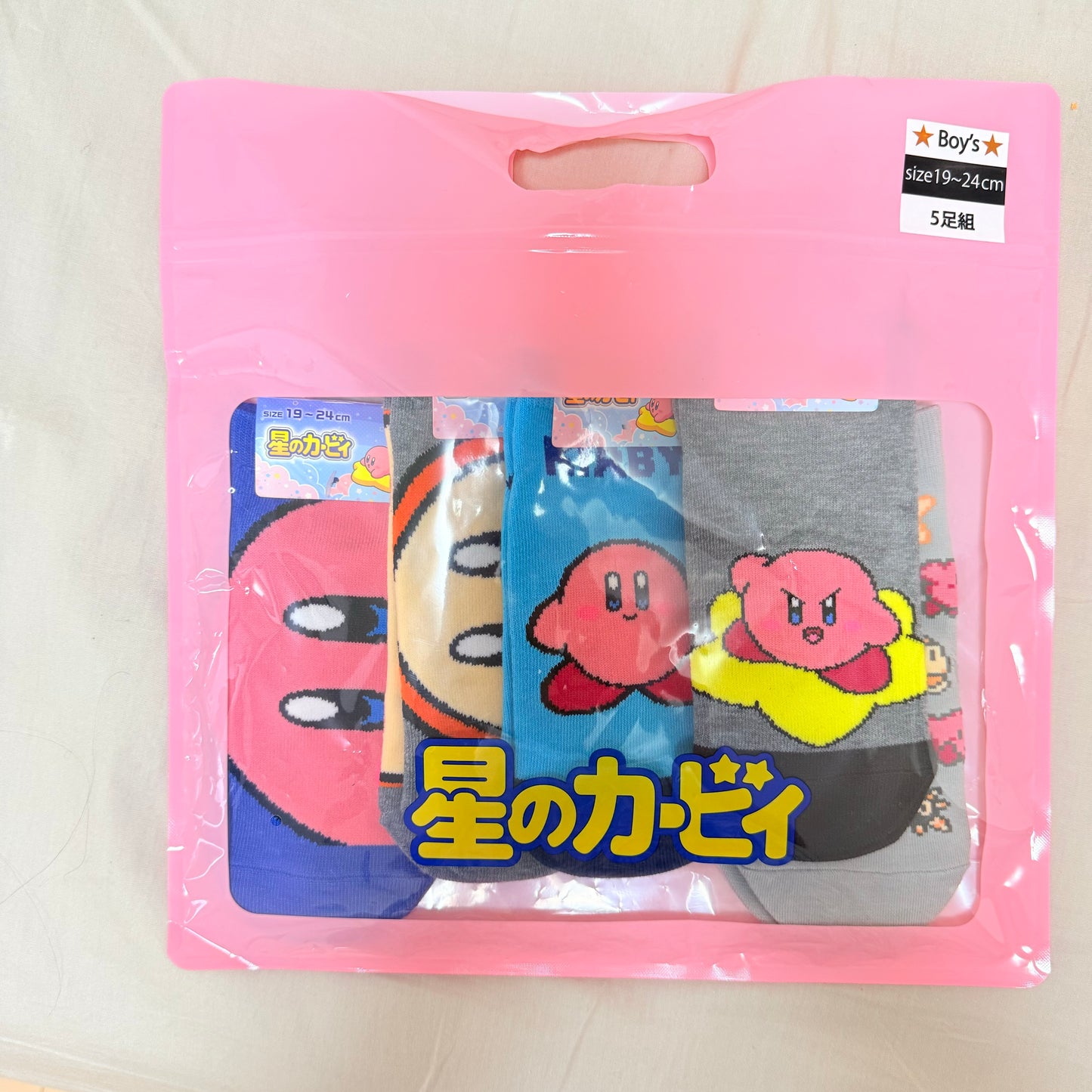 Kirby of the Stars 5 Socks Set (19~24cm)