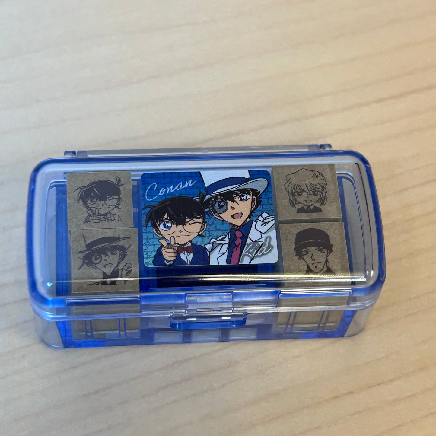 Detective Conan Mini Stamp Set (Conan & Kid) - The Scarlet Bullet "Movie Edition”