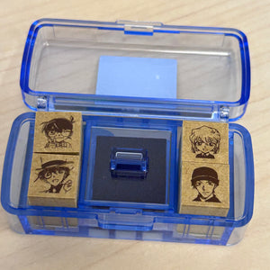 Detective Conan Mini Stamp Set (Conan & Kid) - The Scarlet Bullet "Movie Edition”