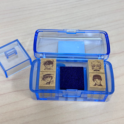 Detective Conan Mini Stamp Set (Conan & Kid) - The Scarlet Bullet "Movie Edition”