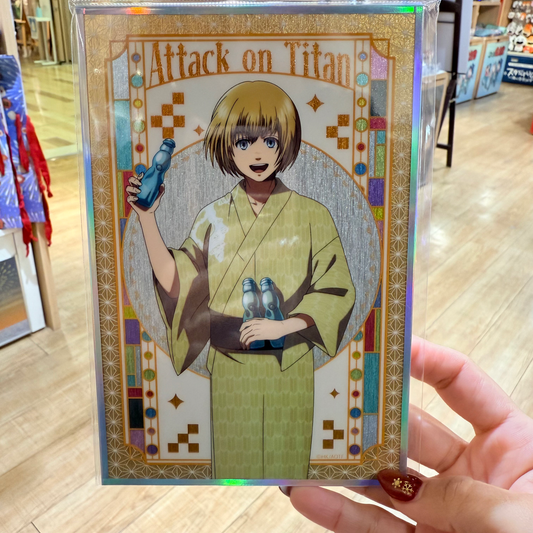 Attack On Titan Holo Card Poster (Armin)