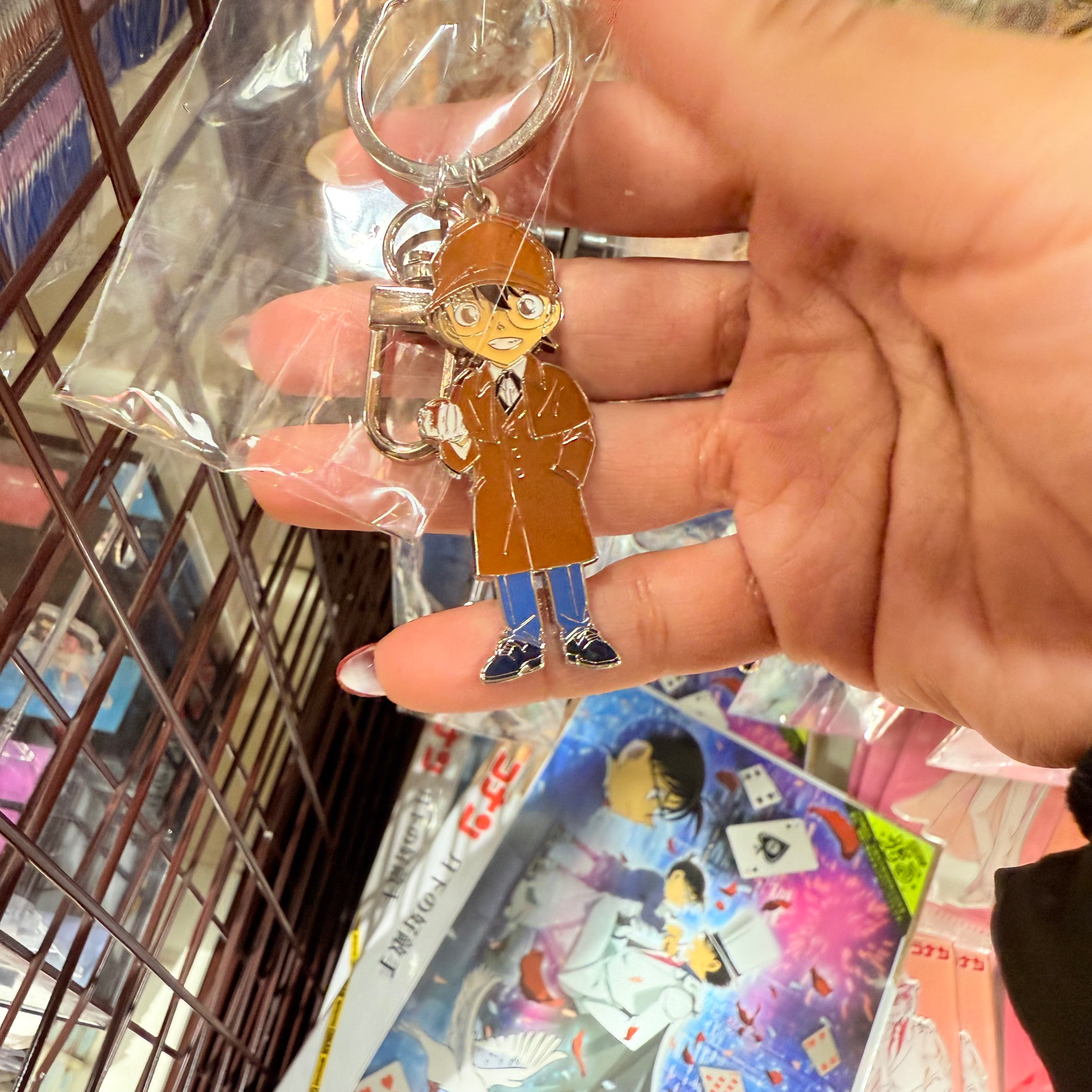 Detective Conan Metal Key Ring (Conan Edogawa) - Yorozuya Store