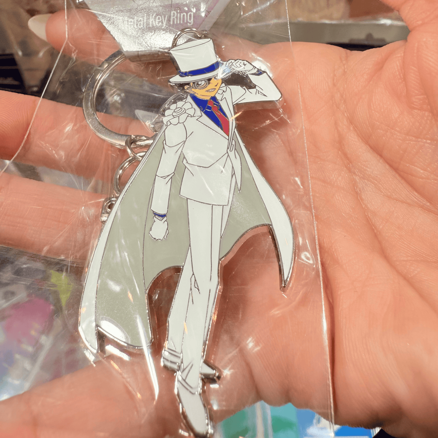 Detective Conan Metal Key Ring (Kid The Phantom Thief)