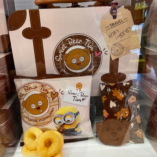 Minions Tim Teddy Bear Cookies & Snack Travel Laggage (12 Pcs) - Universal Studio Japan