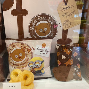 Minions Tim Teddy Bear Cookies & Snack Travel Laggage (12 Pcs) - Universal Studio Japan