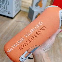 قم بتحميل الصورة في عارض الصور، Natsume Yuujinchou Nyanko Sensei Soft Bottle Case with Shoulder Strap