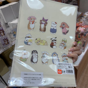 Mofusand x Sanrio Characters A4 Clear File