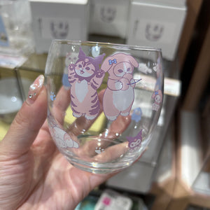 Mofusand x Sanrio Characters Glass Mug