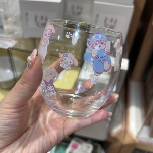 Mofusand x Sanrio Characters Glass Mug