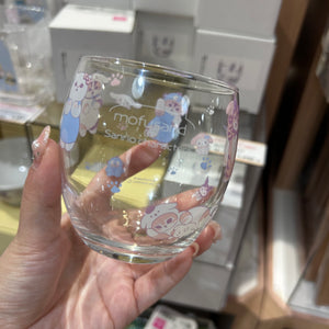 Mofusand x Sanrio Characters Glass Mug