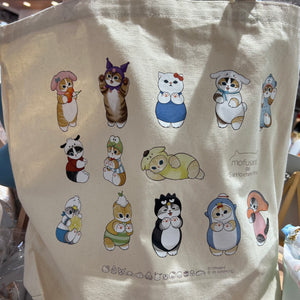 Mofusand x Sanrio Characters Large Size Tote Bag