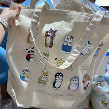 قم بتحميل الصورة في عارض الصور، Mofusand x Sanrio Characters Large Size Tote Bag