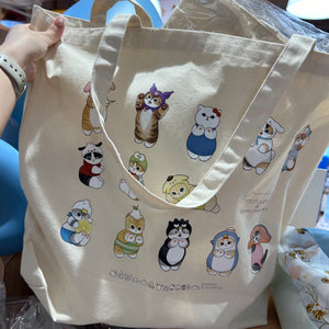 Mofusand x Sanrio Characters Large Size Tote Bag