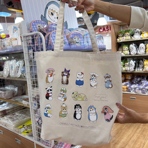 Mofusand x Sanrio Characters Large Size Tote Bag