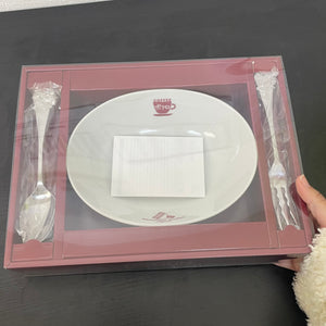 Detective Conan POALO Coffee Original Plate & Cutlery Set - Universal Studio Japan Limited