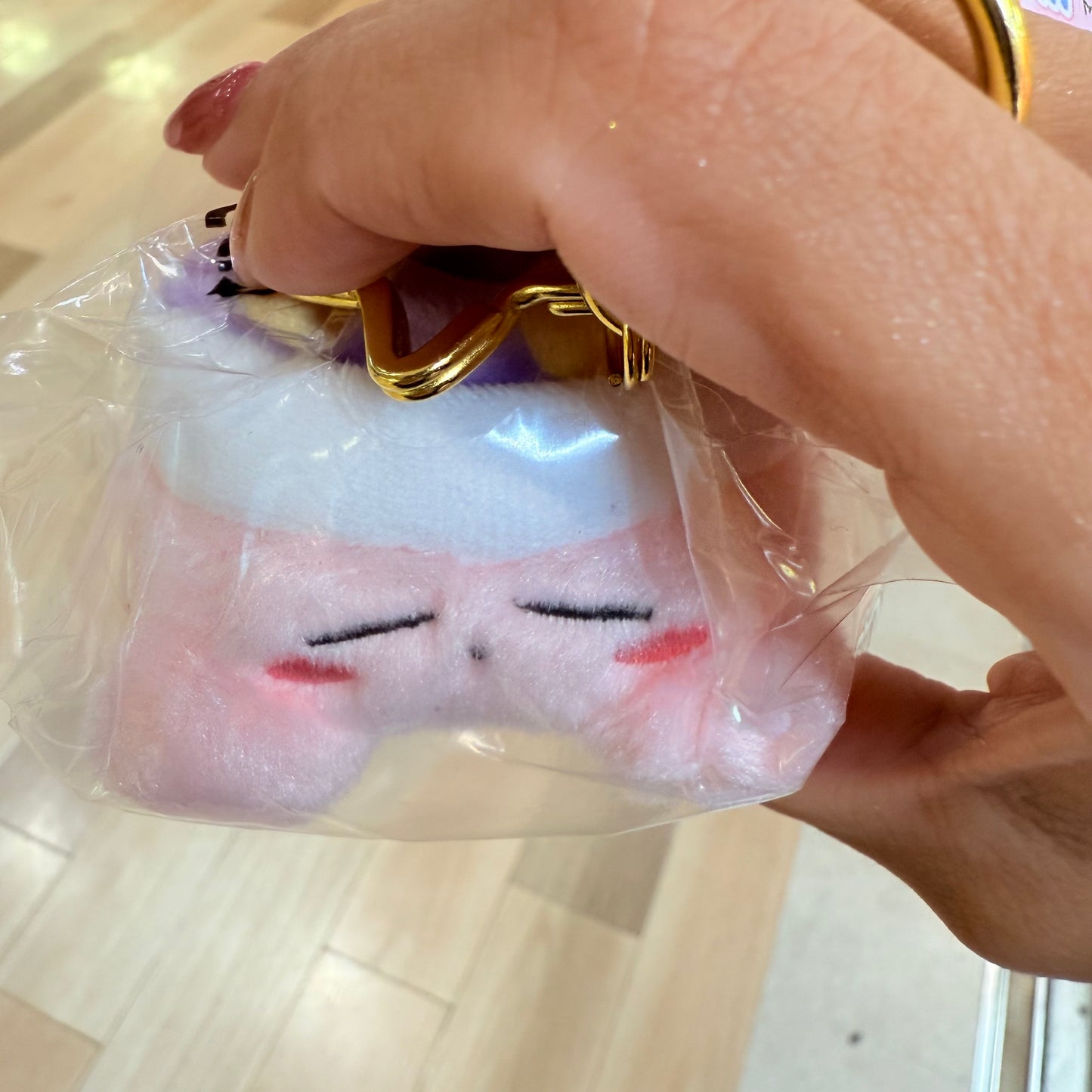 Mini Mofu Kirby Mascot Keychain