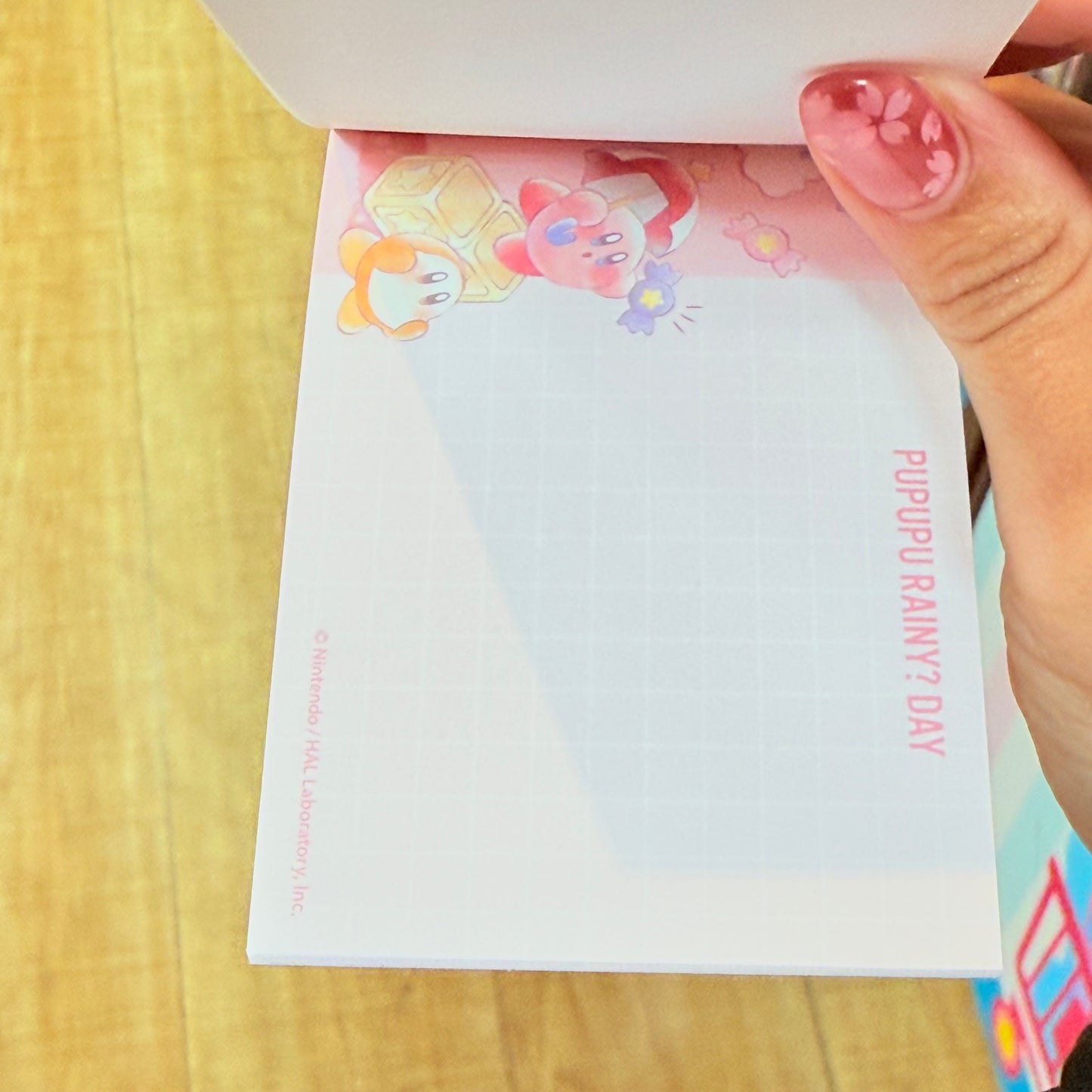 Kirby Pupupu Rainy Day Mini Memo pad